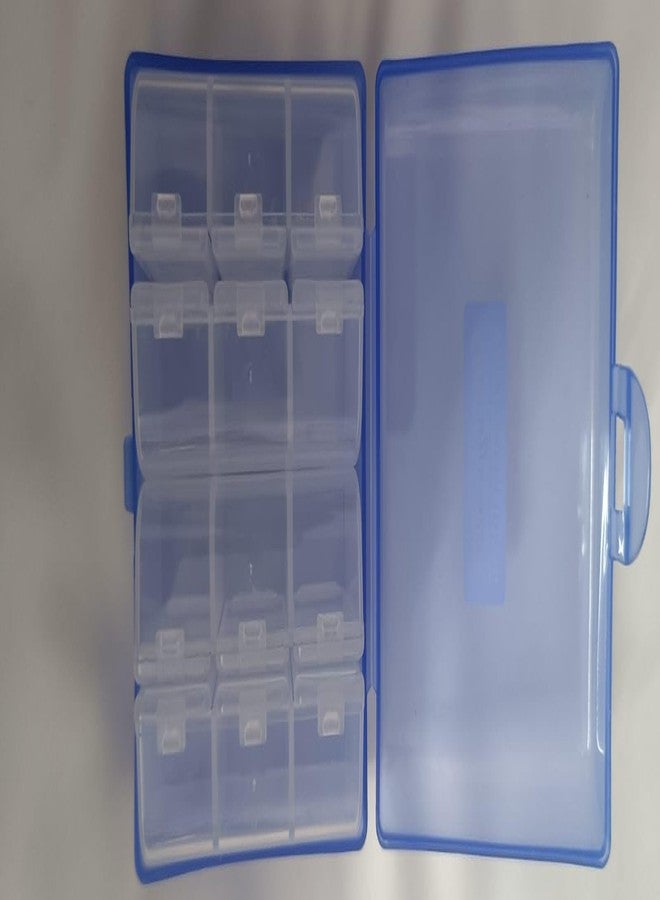 Graidient span Gradient Span Pill Organizer Box - 4 Compartments with 3 Sub-Slots Each, Color-Coded Daily Pill Case - Image 2